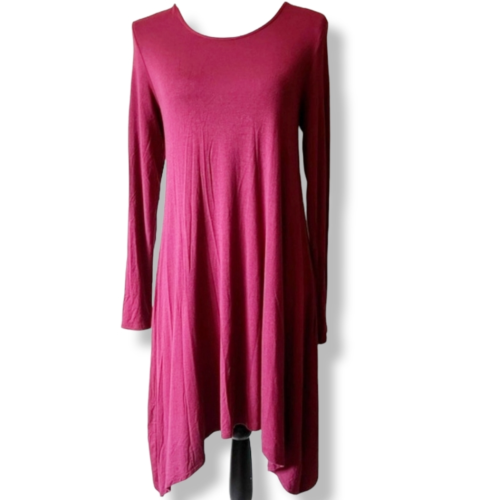 Charlotte Russe corset dress red shark bite long sleeve lace up open back